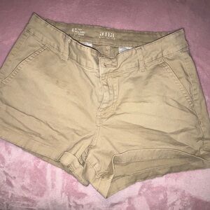 a.n.a Women's Beige Cargo Shorts